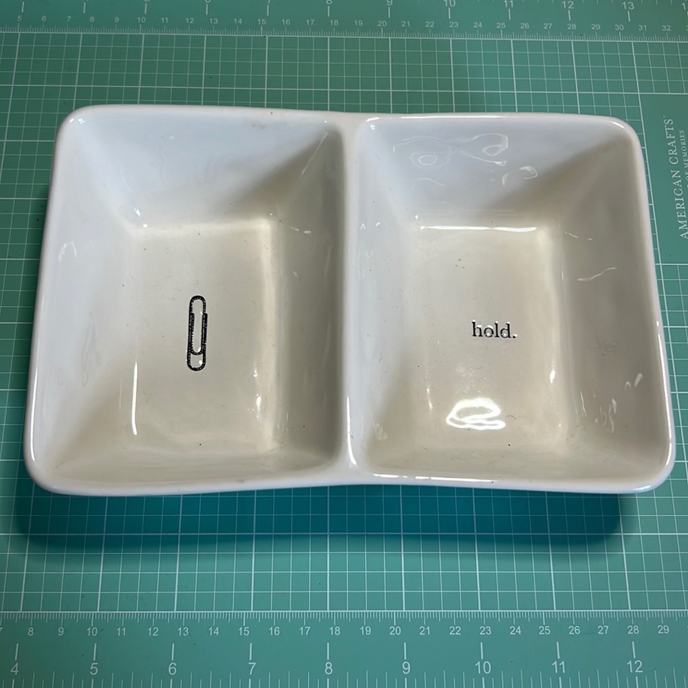 Rae Dunn “HOLD” tray. No chips/cracks - Moving Sale